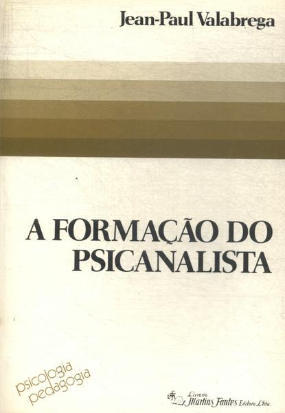 A Formação Do Psicanalista