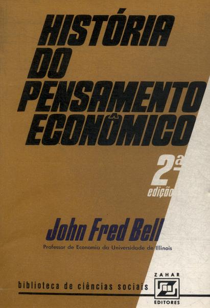 História Do Pensamento Econômico