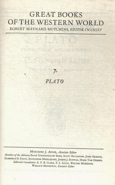 Great Books: The Dialogues Of Plato