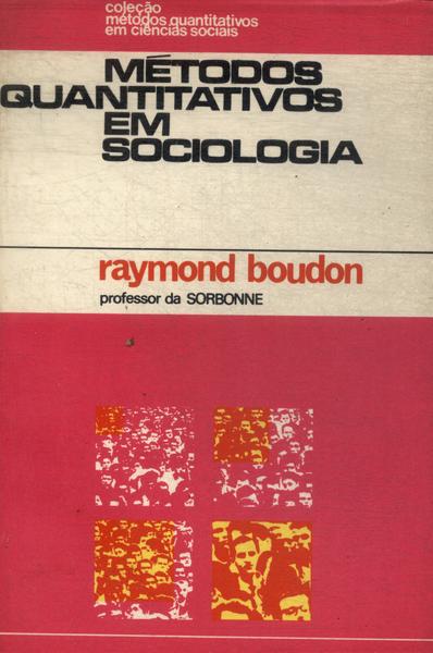 Métodos Quantitativos Em Sociologia (1971)