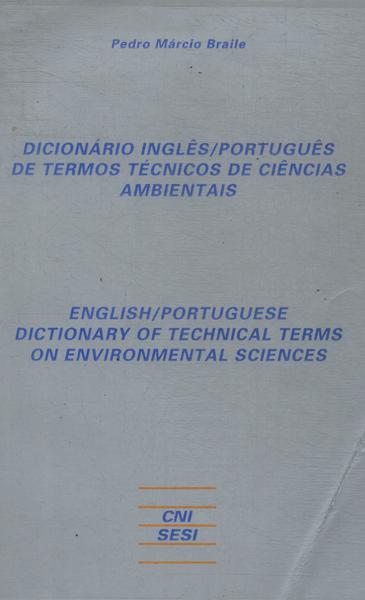 Dicionário Inglês/português De Termos Técnicos De Ciências Ambientais