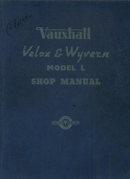 Shop Manual: Vauxhall Velox E Wyvern
