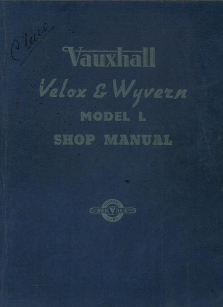 Shop Manual: Vauxhall Velox E Wyvern