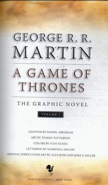 A Game Of Thrones: The Graphic Novel Vol 1
