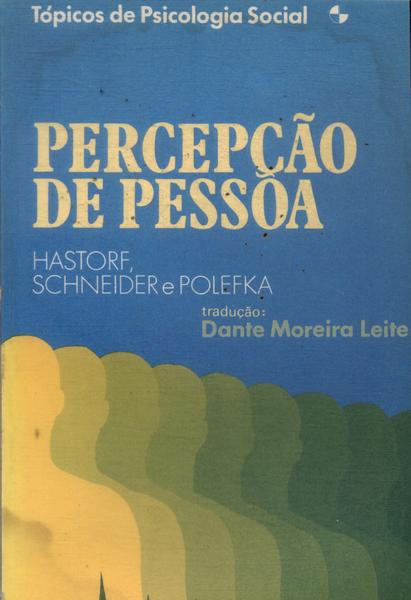 Percepção De Pessoa