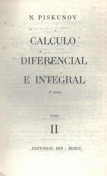 Cálculo Diferencial E Integral Vol 2