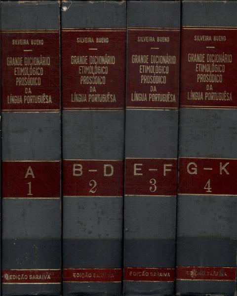 Grande Dicionário Etimológico-prosódico Da Língua Portuguesa (8 Volumes)