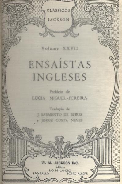 Ensaístas Ingleses