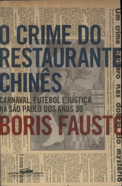 O Crime Do Restaurante Chinês