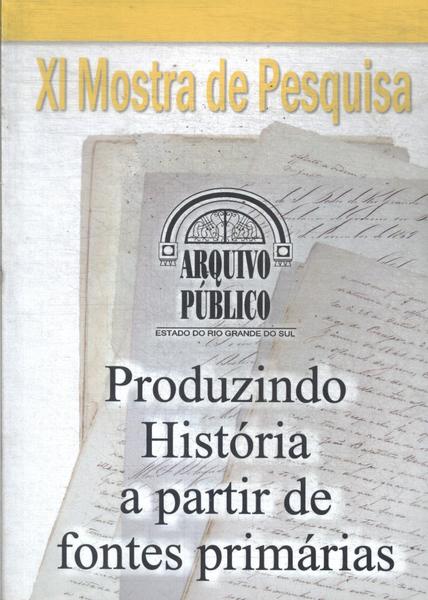 Xi Mostra De Pesquisa