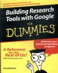 Building Research Tools With Google For Dummies