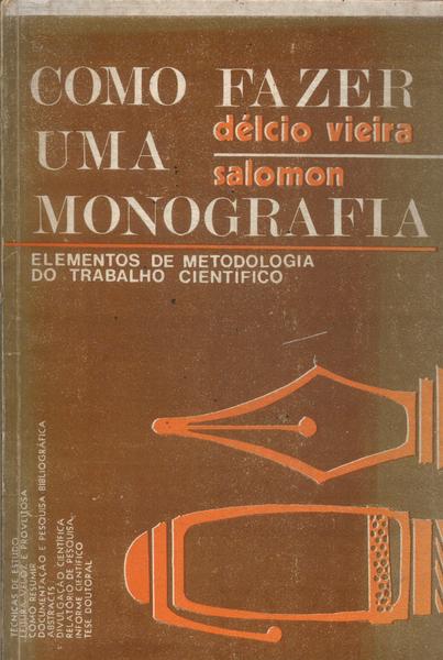 Como Fazer Uma Monografia (1979)