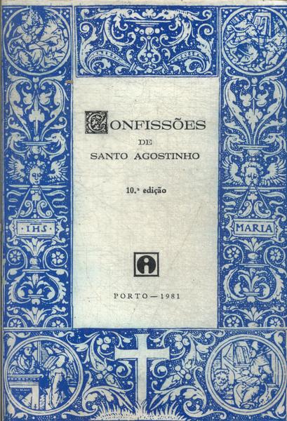 Confissões De Santo Agostinho