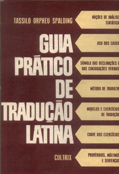 Guia Prático De Tradução Latina (1969)