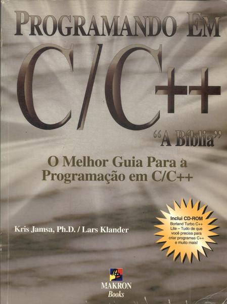 Programando Em C/c++ (1999 - Não Inclui Cd)