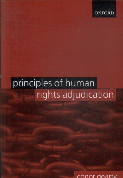 Principles Of Human Rights Adjudication