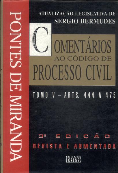 Comentários Ao Código De Processo Civil Tomo V (1997)