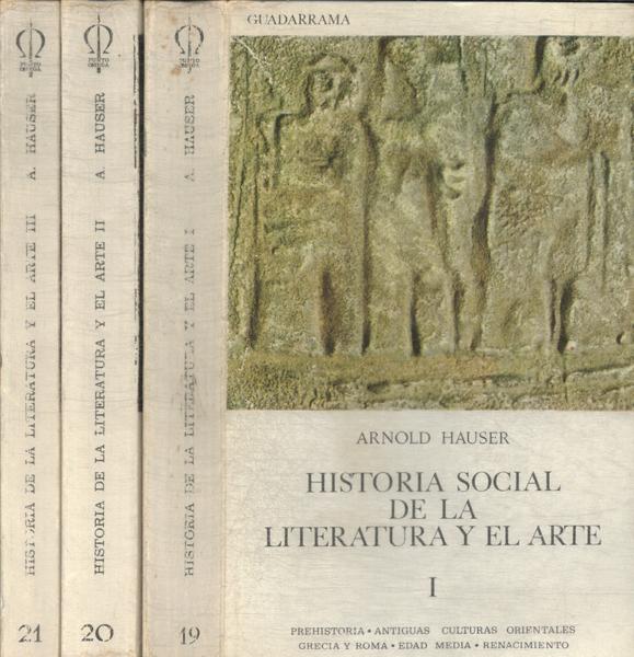 Historia Social De La Literatura Y El Arte (3 Volumes)