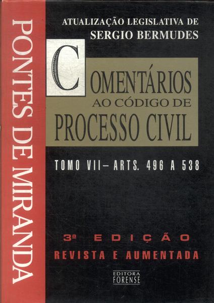 Comentários Ao Código De Processo Civil Tomo Vii (1999)