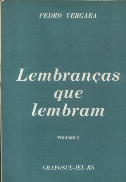 Lembranças Que Lembram Vol 2