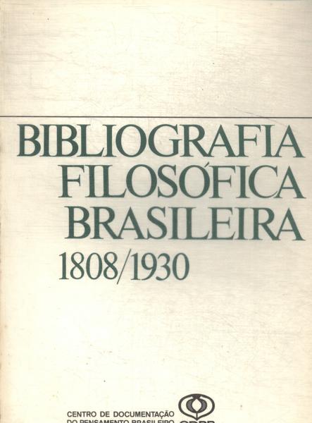 Bibliografia Filosófica Brasileira (1983)