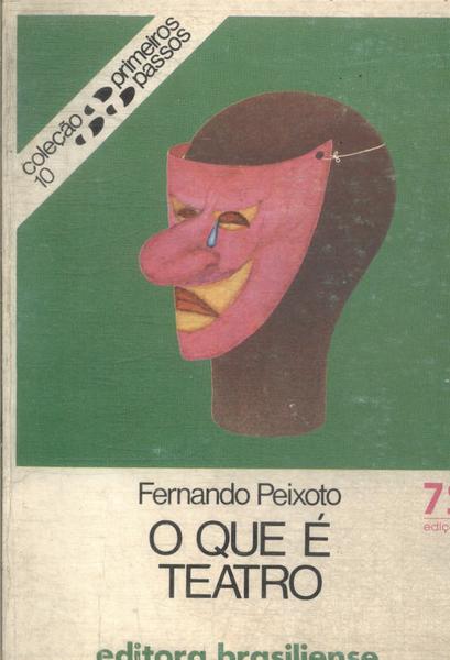 O Que É Teatro