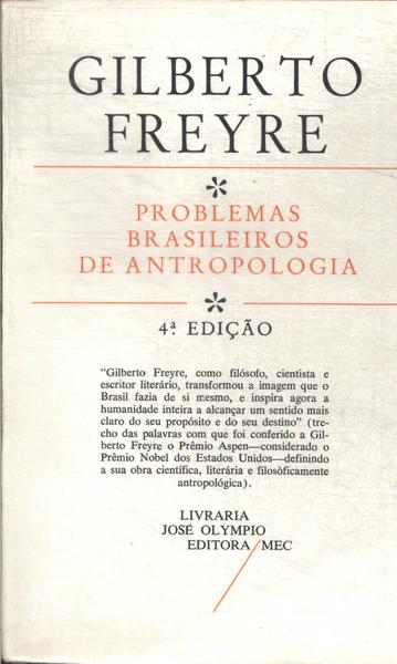 Problemas Brasileiros De Antropologia