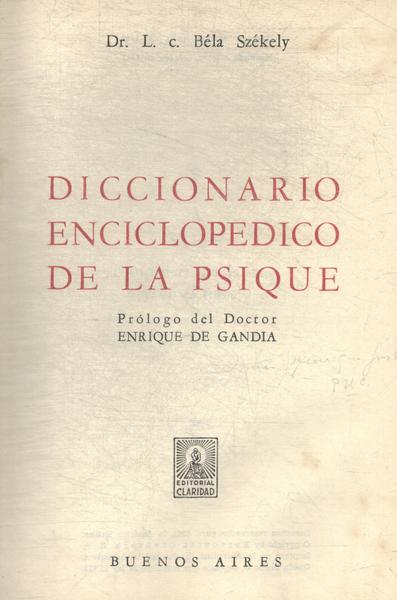 Diccionario Enciclopedico De La Psique (1958)