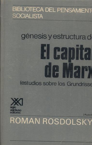 Génesis Y Estructura De El Capital De Marx