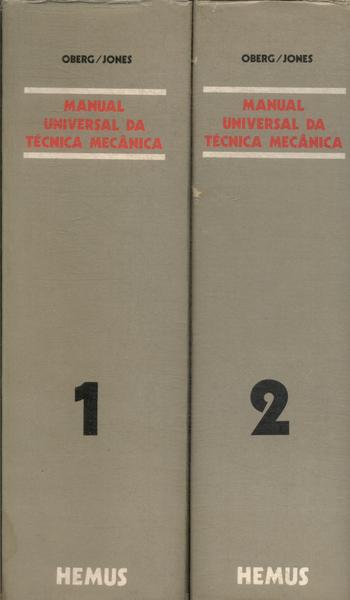 Manual Universal Da Técnica Mecânica (2 Volumes - 1979)