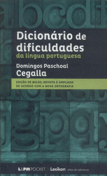 Dicionário De Dificuldades Da Língua Portuguesa (2012)