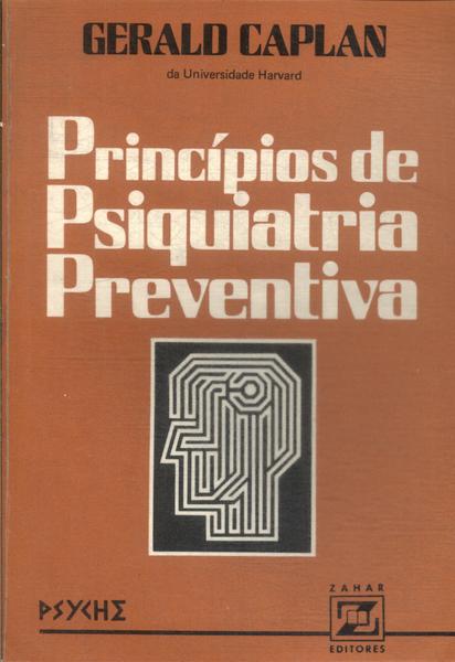 Princípios De Psiquiatria Preventiva