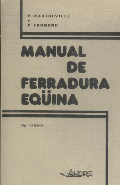 Manual De Ferradura Eqüina