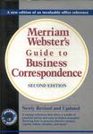 Merriam Websters Guide To Business Correspondence (Inclui Disquete)