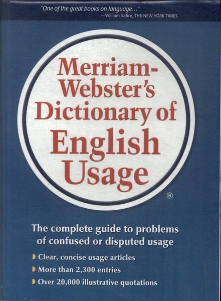 Merriam-webster's Dictionary Of English Usage (1994)