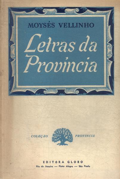 Letras Da Provincia