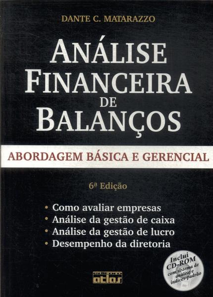 Análise Financeira De Balanços (não Inclui Cd)