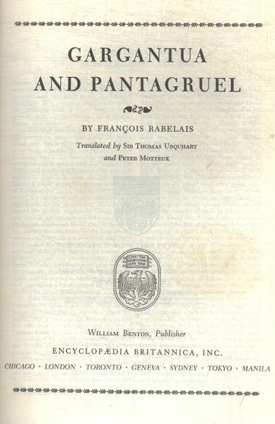 Great Books: Gargantua - Pantagruel