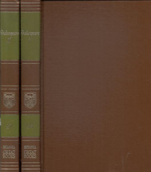 Great Books: The Plays And Sonnets Of William Shakespeare (2 Volumes)