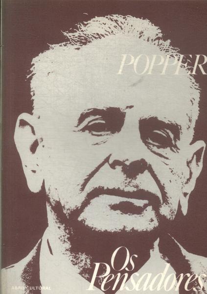 Os Pensadores: Popper