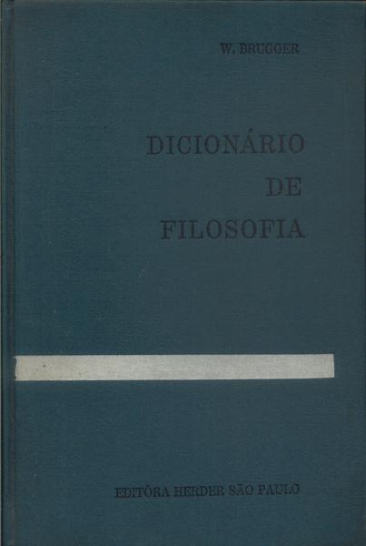 Dicionário De Filosofia