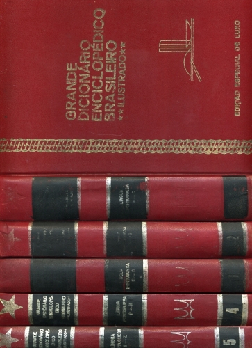 Grande Dicionário Enciclopédico Brasileiro Ilustrado (5 Volumes)