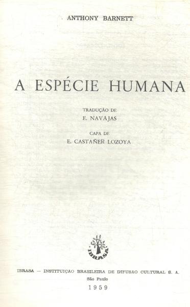 A Espécie Humana