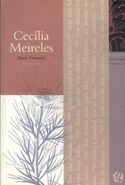 Os Melhores Poemas De Cecília Meireles