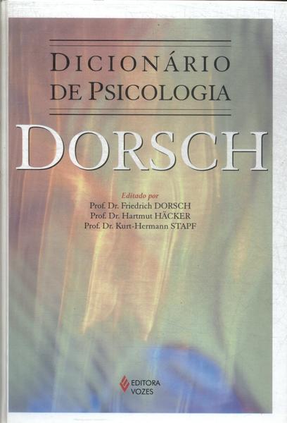 Dicionário De Psicologia Dorsch (2001)
