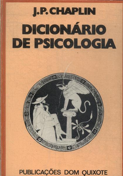 Dicionário De Psicologia (1981)