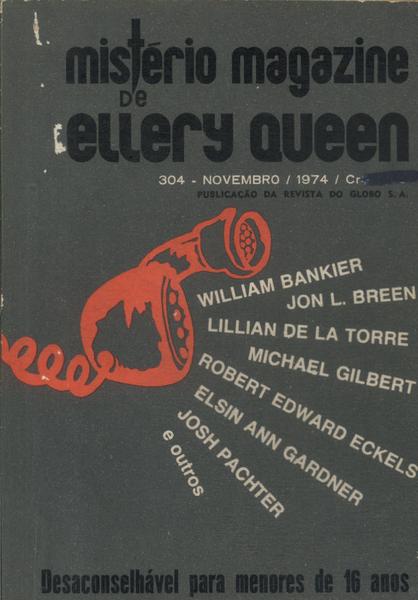 Mistério Magazine De Ellery Queen Nº304