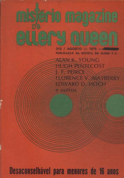Mistério Magazine De Ellery Queen Nº 313