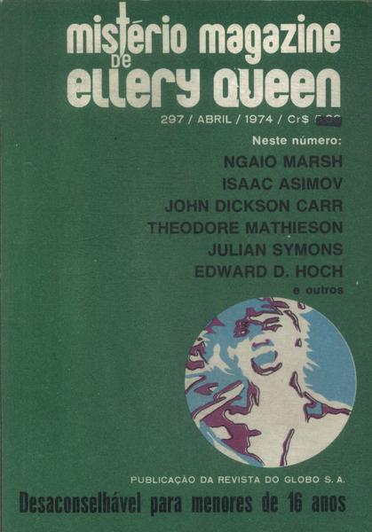 Mistério Magazine De Ellery Queen Nº 297