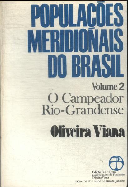 Populações Meridionais Do Brasil Vol 2
